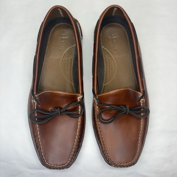 Men's L.L. Bean Bison Double‑Sole Slipper Leather‑Lined Size 12 D New (No Box) - Picture 11 of 16